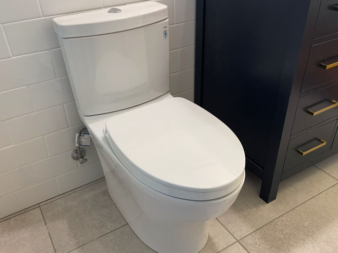 Clean toilet installation details